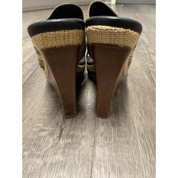 Dvf Diane von Furstenberg Snake‎ Print Wedge Sandals Size 6 - Picture 5 of 10